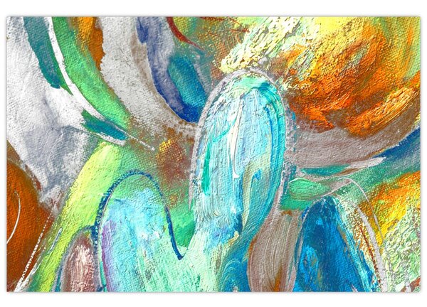 Obraz - Farebná abstrakcia (90x60 cm)