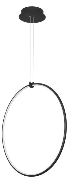 LED luster Ring – Čierna