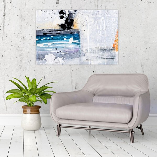 Obraz - Abstraktné ťahy (90x60 cm)