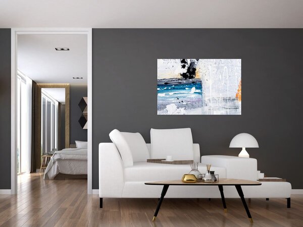 Obraz - Abstraktné ťahy (90x60 cm)