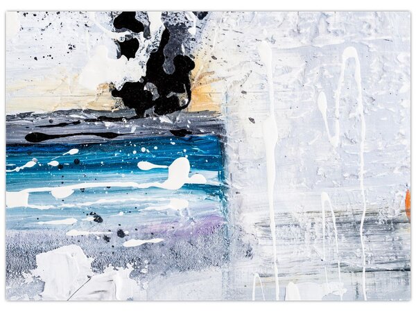 Obraz - Abstraktné ťahy (70x50 cm)