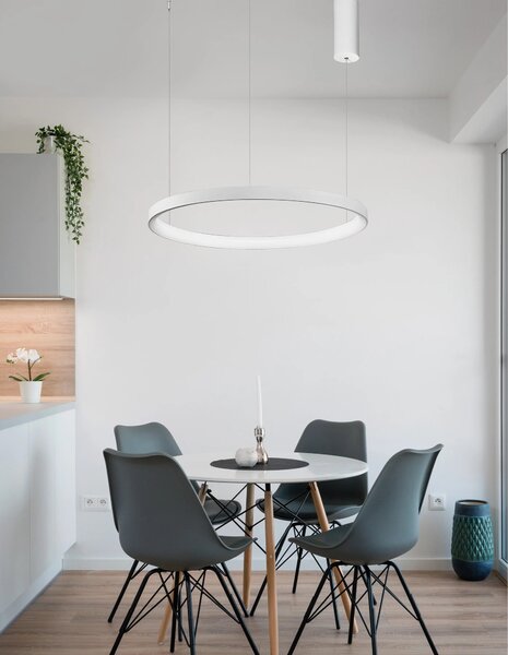 LED luster Pertino 48 3000K biele – Biela