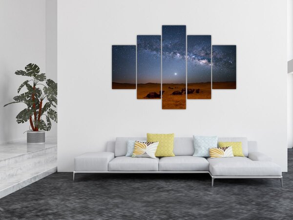 Obraz - Noc v púšti (150x105 cm)