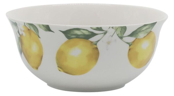 Porcelánová misa s citrónmi Maison Limone Blossom - Ø 24*7 cm / 1400 ml - Chic Antique