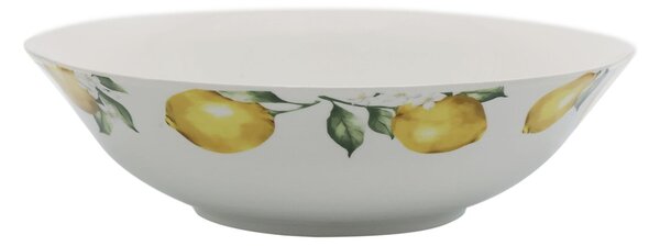 Porcelánová misa s citrónmi Maison Limone Blossom - Ø 24*7 cm / 1400 ml - Chic Antique