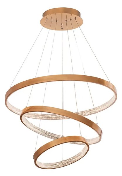 LED luster Preston 180 zlaté – Zlatá