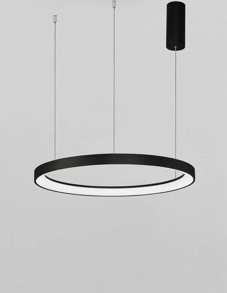 LED luster Pertino 58 3000K čierne – Čierna