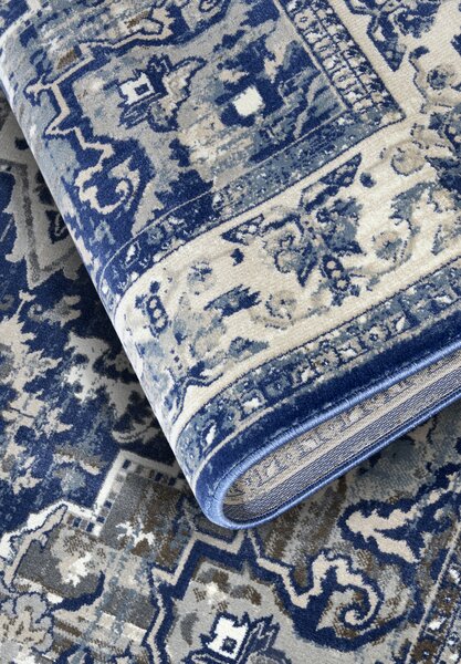 Villeroy & Boch Kusový koberec 106123 Blue, Cream, 120x170, modrá, obývacia izba