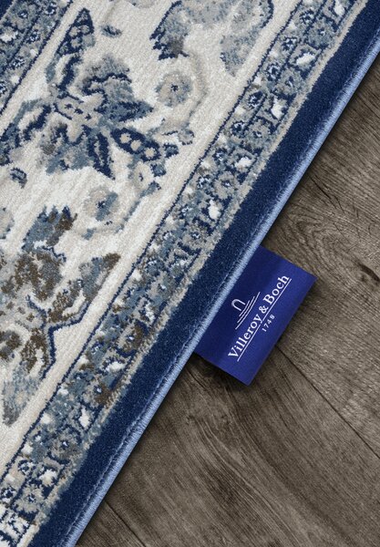 Villeroy & Boch Kusový koberec 106123 Blue, Cream, 120x170, modrá, obývacia izba