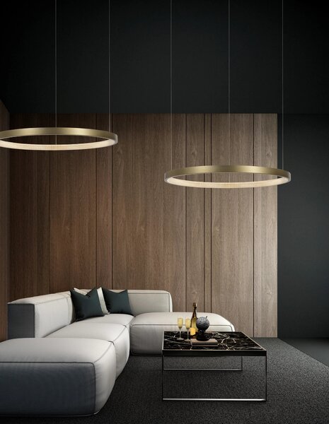LED luster Vegas 108 mosadz – Zlatá
