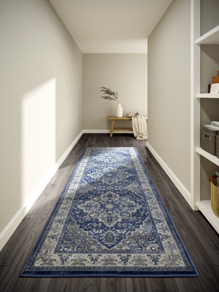 Villeroy & Boch , Behúň 106123 Blue, Cream, 80x240, modrá, obývacia izba