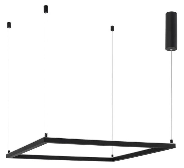 LED luster Eterna 75 čierne – Čierna