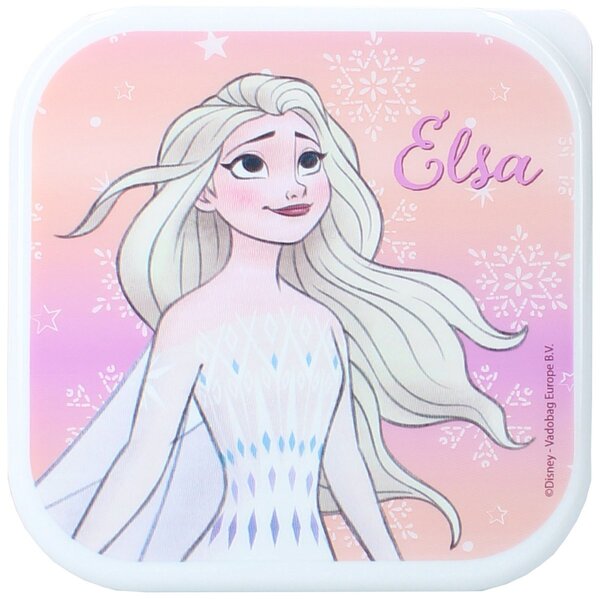 Desiatové boxy Ľadové kráľovstvo - Frozen - motív Elsa a Olaf – súprava 3ks