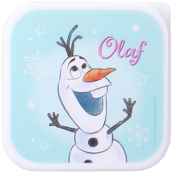 Desiatové boxy Ľadové kráľovstvo - Frozen - motív Elsa a Olaf – súprava 3ks