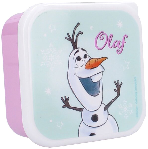 Desiatové boxy Ľadové kráľovstvo - Frozen - motív Elsa a Olaf – súprava 3ks