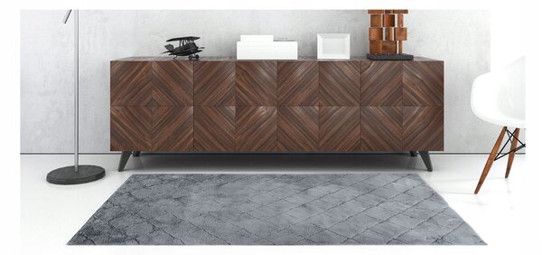 Dekorstudio Kožušinový koberec OSLO TX design - Sivý Rozmer koberca: 80x140cm