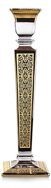 Bohemia Crystal ručne brúsený svietnik Tower Romantic 205mm