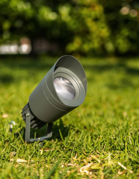 Vonkajšia záhradná lampa Inside 11 tmavo sivé – Sivá