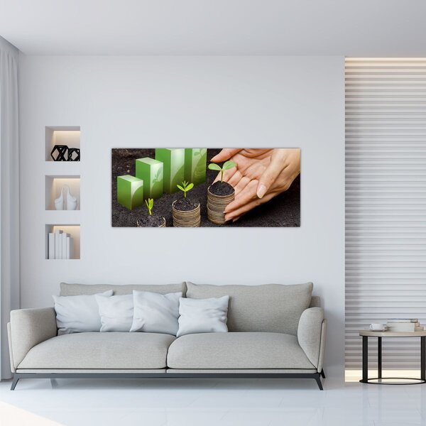 Obraz - Rast (120x50 cm)
