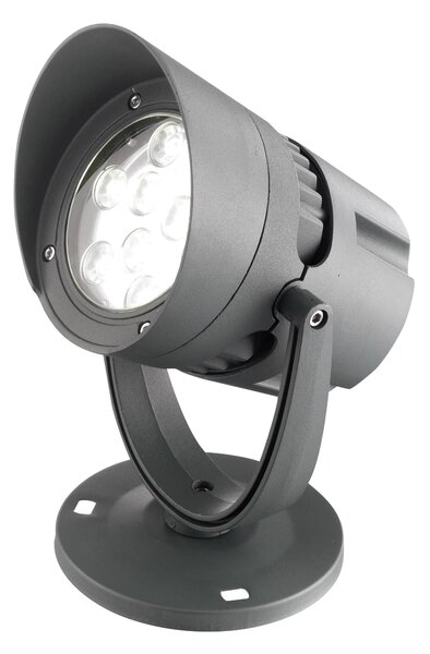 Vonkajšie LED lampa North 13 tmavo sivé – Čierna