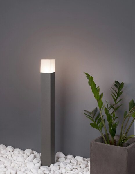 Vonkajšia záhradná lampa Stick A 76 tmavo sivé – Sivá