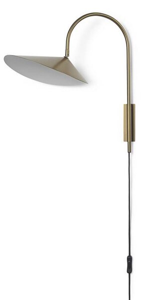 Nástenné Svietidlo ferm LIVING, Arum Swivel, Bronzová / Stará Mosadz, Obývacia izba, Kov, Dizajnový