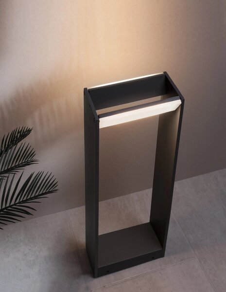 Vonkajšie LED lampa Twin – Sivá