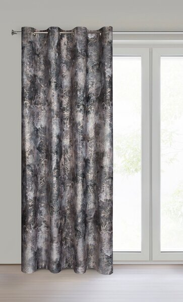 ZATEMŇOVACÍ ZÁVES NA KRÚŽKOCH ESTER 140X250 CM VZOROVANÁ