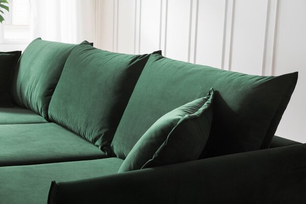 ROHOVÁ SEDAČKA, textil, zelená MID.YOU - Online Only obývacie izby, Online Only
