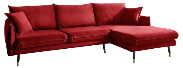 ROHOVÁ SEDAČKA, textil, tmavočervená MID.YOU - Online Only obývacie izby, Online Only
