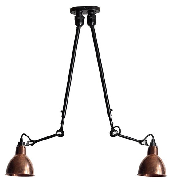 Stropné Lampa Lampe Gras, Čierna, Obývacia izba, Kov