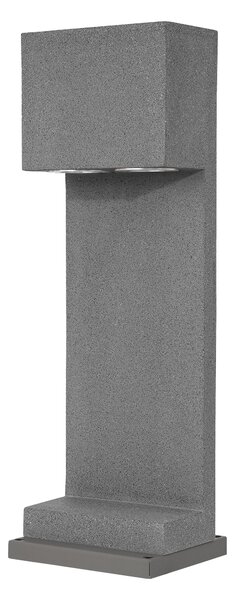 Vonkajšia záhradná lampa Grante – Sivá