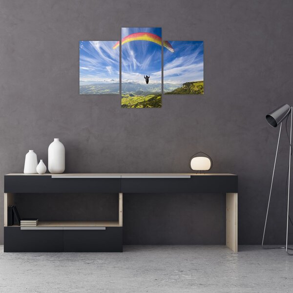 Obraz - Paragliding (90x60 cm)