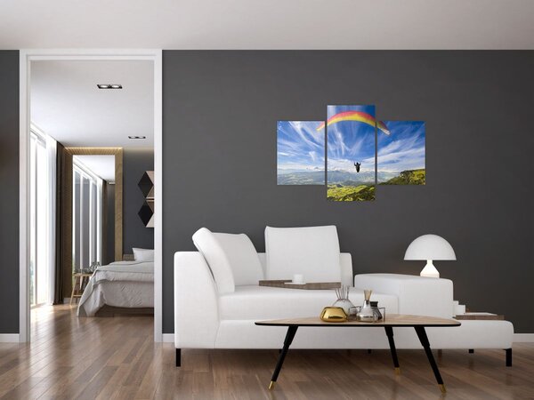 Obraz - Paragliding (90x60 cm)