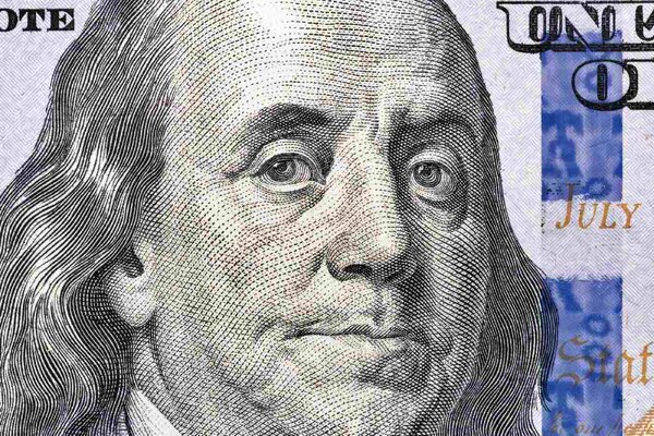 DIMEX | Vliesové fototapety na stenu Benjamin Franklin detail MS-5-2936 | 375 x 250 cm | modrá, šedá