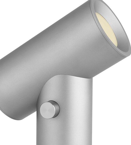 Stolové Lampa Muuto, stmievateľné, Metalická, Obývacia izba, Hliník