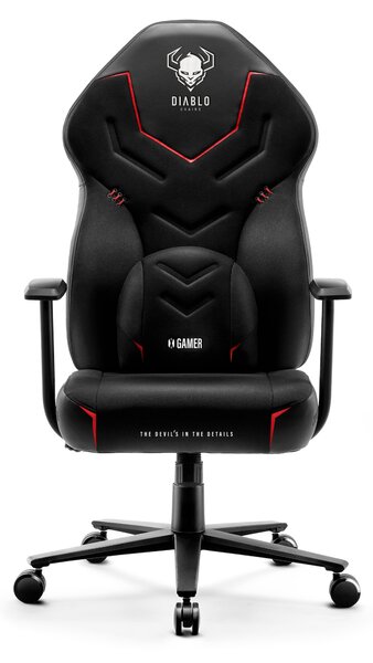 Herné kreslo Diablo X-Gamer 2.0 Normal Size, čierne