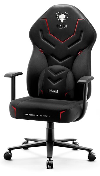 Herné kreslo Diablo X-Gamer 2.0 Normal Size, čierne