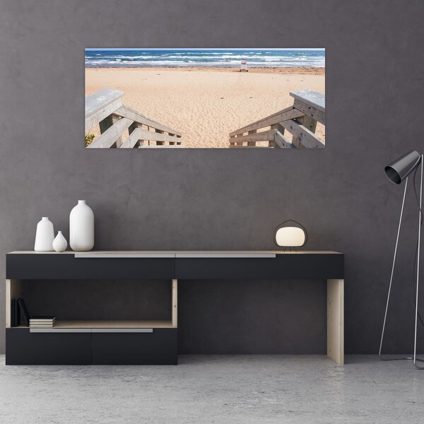 Obraz - Pláž (120x50 cm)