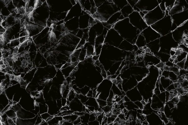 DIMEX | Vliesové fototapety na stenu Čierna mramorová textúra MS-5-2474 | 375 x 250 cm | biela, čierna