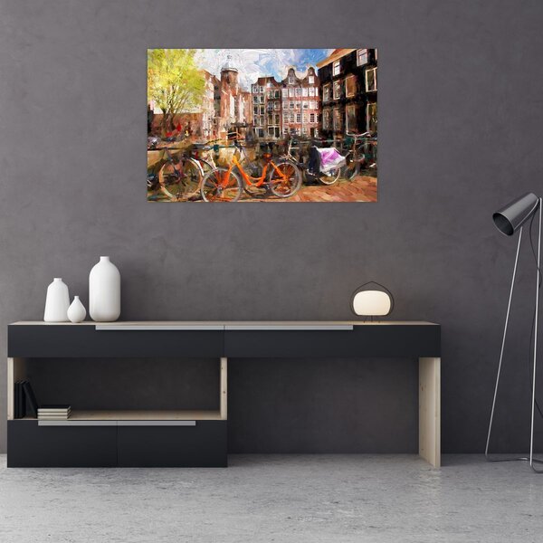 Obraz - Amsterdam (90x60 cm)