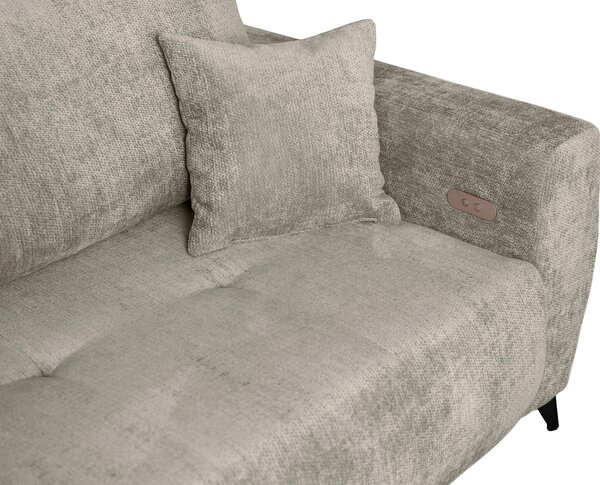 ROHOVÁ SEDAČKA, textil, taupe P & B - Sedačky, Online Only