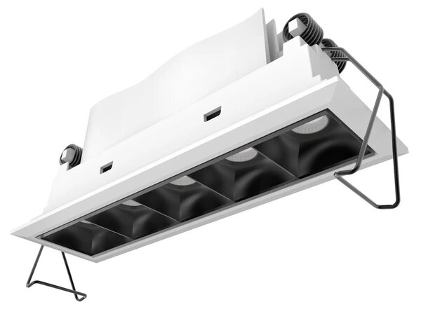 Podhľadové svietidlo Swan čierne/biele – Biela