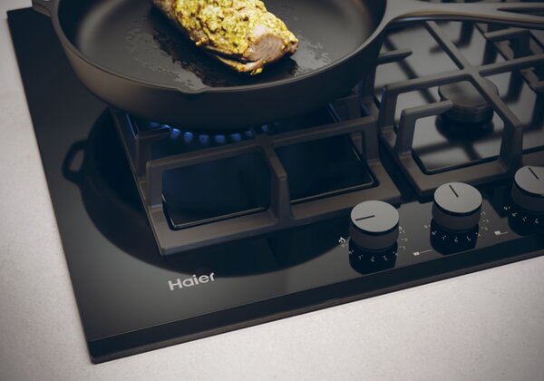 HAIER HAVG7WL4BPB + kupóny na daľší nákup - Plynová varná doska