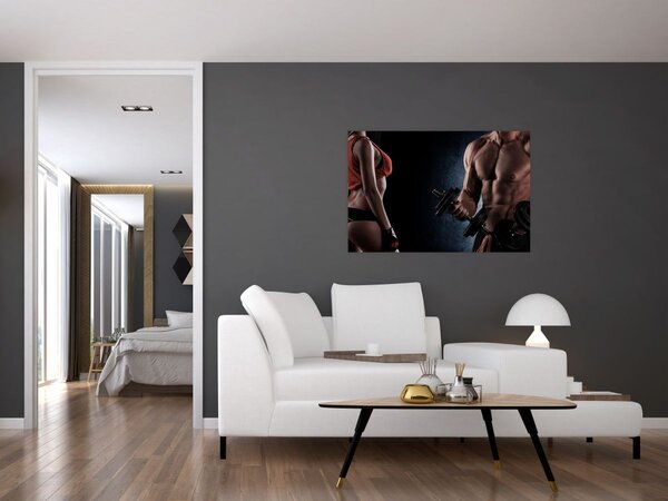 Obraz - Fitness (90x60 cm)