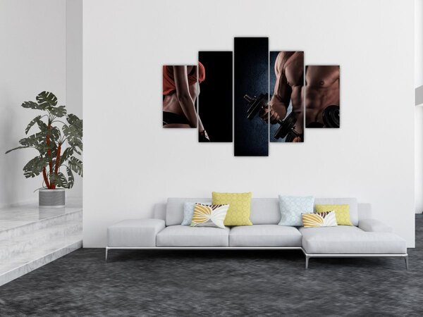 Obraz - Fitness (150x105 cm)