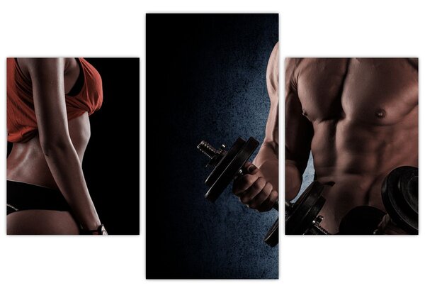 Obraz - Fitness (90x60 cm)