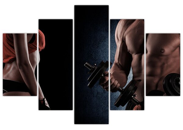 Obraz - Fitness (150x105 cm)