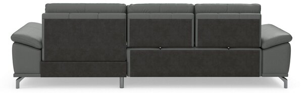 ROHOVÁ SEDAČKA, koža, antracitová Sit & More - Sedačky, Online Only