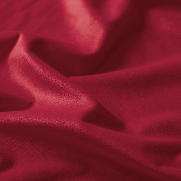 Biante Veľký zamatový oválny obrus Velvet Premium SVP-007 Malinovo červený 160x200 cm
